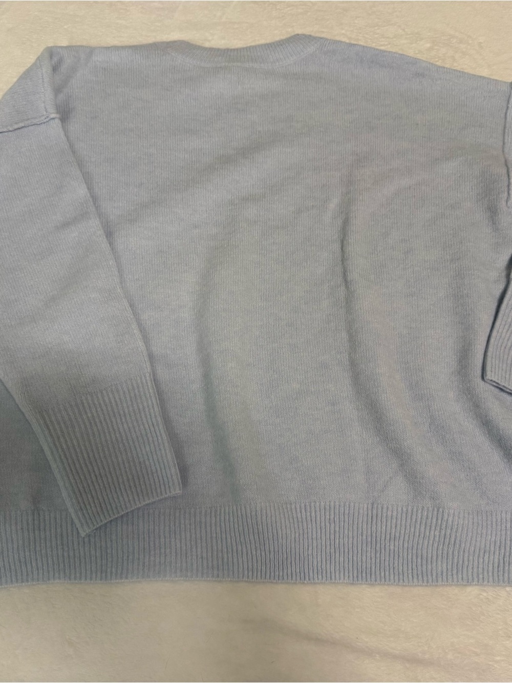 Vince Camuto Light Blue Crewneck Sweater Medium NWT MSRP 69 - Picture 7 of 7